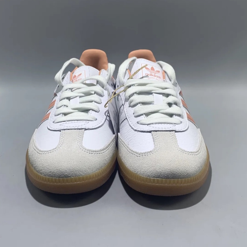 adidas Samba OG White Wonder Clay Pink - Picture 13 of 14